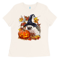 Bone Halloween Hedgehog Ladies Tee - LillyAllenDesigns