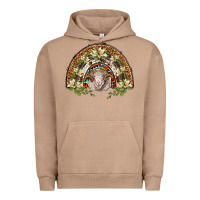 Pigment Burro merino wool ram lily rainbow Urban Hoodie - BarkalooDesign