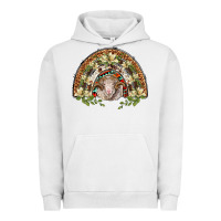 Pigment Lunar Rock merino wool ram lily rainbow Urban Hoodie - BarkalooDesign