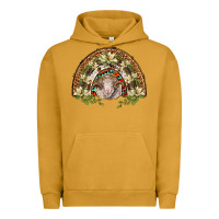 Pigment Peanut Butter merino wool ram lily rainbow Urban Hoodie - BarkalooDesign
