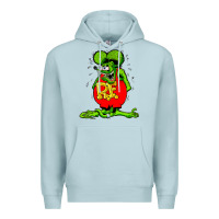 Blue Mist ratfink Premium Hoodie - lanVoArt