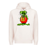 Pale Pink ratfink Premium Hoodie - lanVoArt