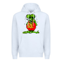 White ratfink Premium Hoodie - lanVoArt