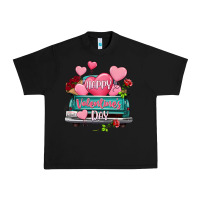 Black Happy Valentine's day turquoise truck Urban Heavy Tee - HowdyJamesFarm