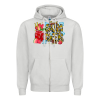 Dove Grey sweet summer time Zipper Hoodie - CowhideDigitalArt