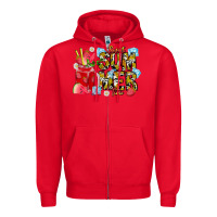 Red sweet summer time Zipper Hoodie - CowhideDigitalArt