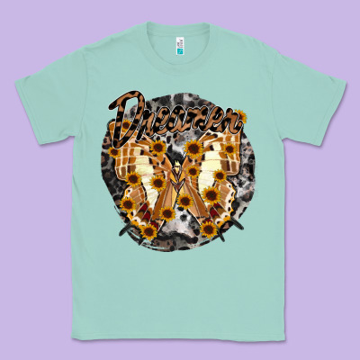 Dreamer Butterfly Classic Tee Designed By Racoondesign
