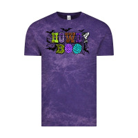 Cloud Purple Halloween howdy boo Vintage Tee - NancyCooperArtShop