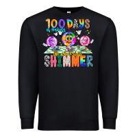 Black 100 Days Of Making The Whole Class Shimmer Premium Sweatshirt - CowhideDigitalArt