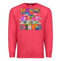 Cardinal 100 Days Of Making The Whole Class Shimmer Premium Sweatshirt - CowhideDigitalArt