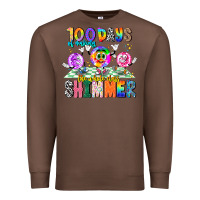 Chestnut 100 Days Of Making The Whole Class Shimmer Premium Sweatshirt - CowhideDigitalArt