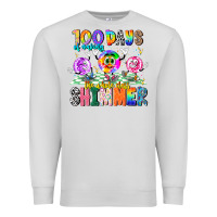 Dove Grey 100 Days Of Making The Whole Class Shimmer Premium Sweatshirt - CowhideDigitalArt