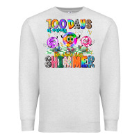 Oatmeal Heather 100 Days Of Making The Whole Class Shimmer Premium Sweatshirt - CowhideDigitalArt