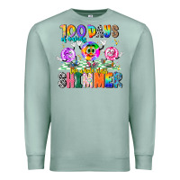 Seafoam 100 Days Of Making The Whole Class Shimmer Premium Sweatshirt - CowhideDigitalArt