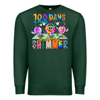 Sports Green 100 Days Of Making The Whole Class Shimmer Premium Sweatshirt - CowhideDigitalArt