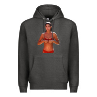 Charcoal Heather zunvyntee phoebe cates red bikini ridgemont Premium Hoodie - lanVoArt