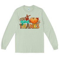 Matcha give thanks Long Sleeve Tee - CowGirlArtShop