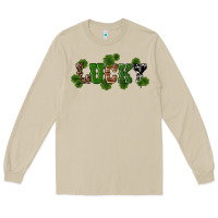 Mushroom st patricks day lucky shamrock Long Sleeve Tee - RanaPortraitStore
