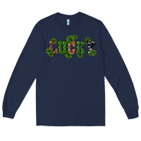 Navy st patricks day lucky shamrock Long Sleeve Tee - RanaPortraitStore