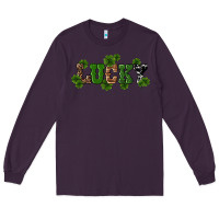 Plum st patricks day lucky shamrock Long Sleeve Tee - RanaPortraitStore