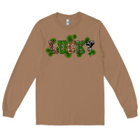 Toasted Coconut st patricks day lucky shamrock Long Sleeve Tee - RanaPortraitStore