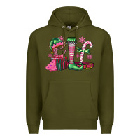 Army Green elf Premium Hoodie - FaDigitalArtStudio