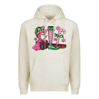 Oatmeal Heather elf Premium Hoodie - FaDigitalArtStudio
