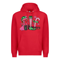 Red elf Premium Hoodie - FaDigitalArtStudio