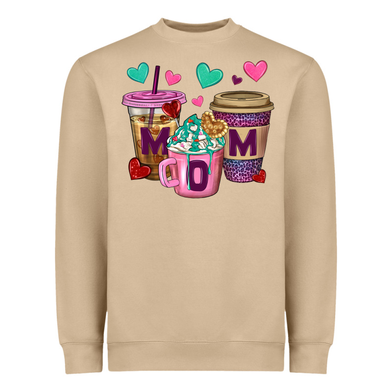 Western Mom Coffee Cups Heavyweight Sweatshirt by BundleAndBundleShop | Teevron