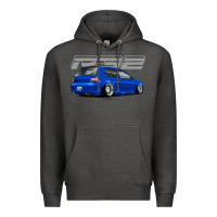 Charcoal Heather r32 Premium Hoodie - lanVoArt