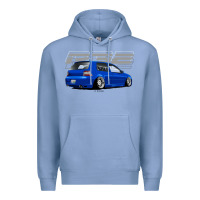Colony Blue r32 Premium Hoodie - lanVoArt
