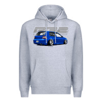 Heather Grey r32 Premium Hoodie - lanVoArt