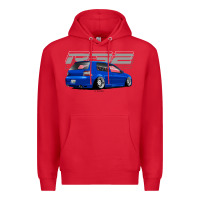 Red r32 Premium Hoodie - lanVoArt