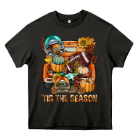 Asphalt Tis The Season Fall Football Truck Heavy Core Tee - BundleAndBundleShop