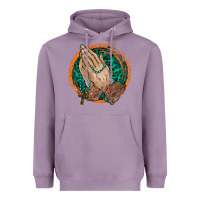 Lavender god bless you Heavyweight Hoodie - RacoonDesign