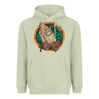 Matcha god bless you Heavyweight Hoodie - RacoonDesign
