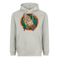 Moon Dust god bless you Heavyweight Hoodie - RacoonDesign