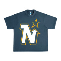 Midnight Navy vintage minnesota hockey   retro north stars Urban Heavy Tee - lanVoArt