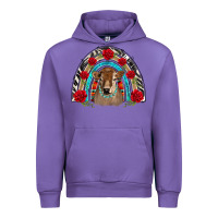 Tulip brown baby cow floral rose rainbow Urban Hoodie - BarkalooDesign