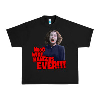 Black nooo wire hangers.. ever!!! vintage mommie dearest quote print Urban Heavy Tee - lanVoArt