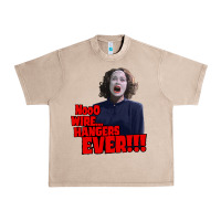 French Oak nooo wire hangers.. ever!!! vintage mommie dearest quote print Urban Heavy Tee - lanVoArt