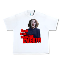 White nooo wire hangers.. ever!!! vintage mommie dearest quote print Urban Heavy Tee - lanVoArt
