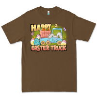 Cacao Happy Easter truck Premium Tee - LillyAllenDesigns