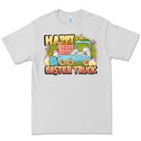 Dove Grey Happy Easter truck Premium Tee - LillyAllenDesigns