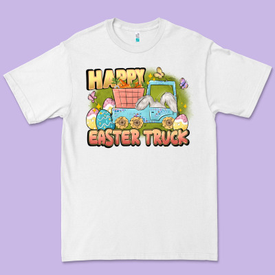 Happy Easter Truck Premium Tee Designed By Lillyallendesigns