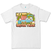 White Happy Easter truck Premium Tee - LillyAllenDesigns
