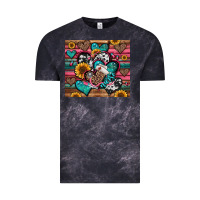 Cloud Black nurse hearts Vintage Tee - Jasminsmagicworld