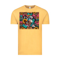 Vintage Mustard nurse hearts Vintage Tee - Jasminsmagicworld