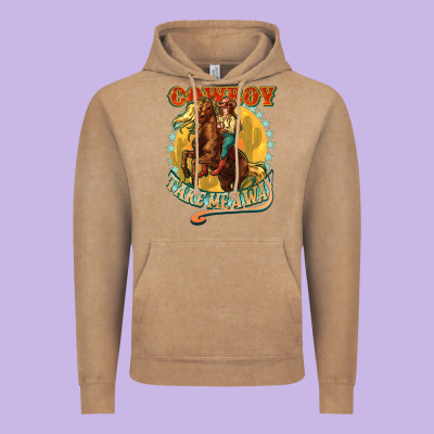Busy Doing Cowgirl Shit Vintage Hoodie Designed By Howdyjamesfarm