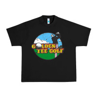 Black golden tee golf Urban Heavy Tee - lanVoArt